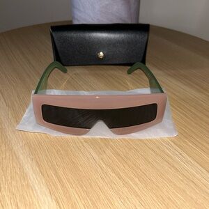 Pink and Green Sunglasses